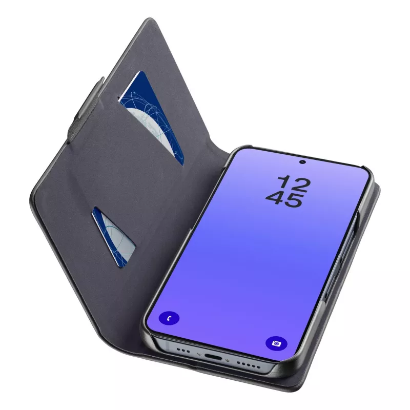 Dėklas Cellularline BOOK 3 – Galaxy A37, knyginis, su magnetiniu užsegimu, kortelių kišene ir lengvu išėmimu