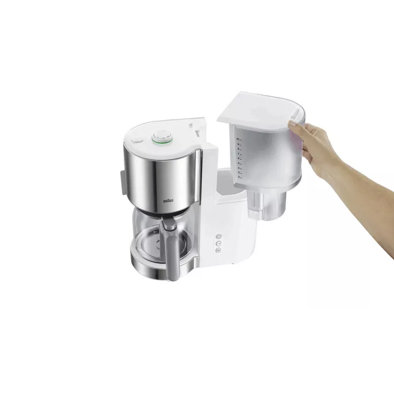 Braun KF 5120 WH kavos virimo aparatas, lašinis, pilnai automatinis, 1.2 L