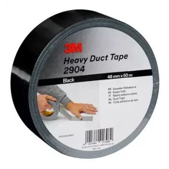 Lipni juosta 3M 2904D4850B, polietilenas, 50 m, 48 mm, juoda