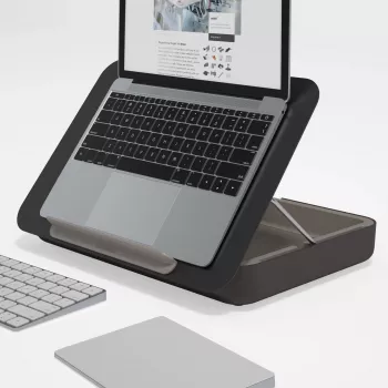 Dataflex Addit Bento® ergonomic toolbox 903 – ergonominis stovas nešiojamam kompiuteriui, juodas, 38,1 cm (15 col.), 6 kg