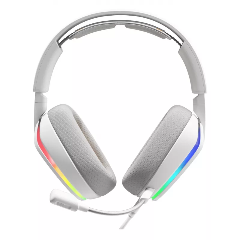 Glorious GHS Eternal RGB – Stereo RGB žaidimų ausinės, PC, PS5, PS4, Switch, baltos