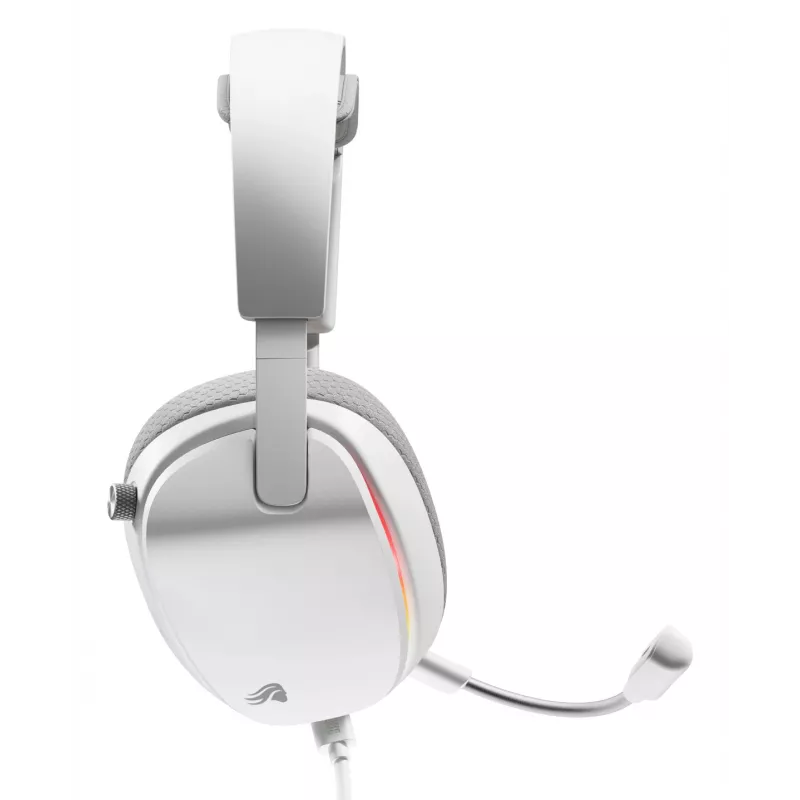 Glorious GHS Eternal RGB – Stereo RGB žaidimų ausinės, PC, PS5, PS4, Switch, baltos