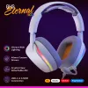 Glorious GHS Eternal RGB – Stereo RGB žaidimų ausinės, PC, PS5, PS4, Switch, baltos