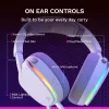 Glorious GHS Eternal RGB – Stereo RGB žaidimų ausinės, PC, PS5, PS4, Switch, baltos