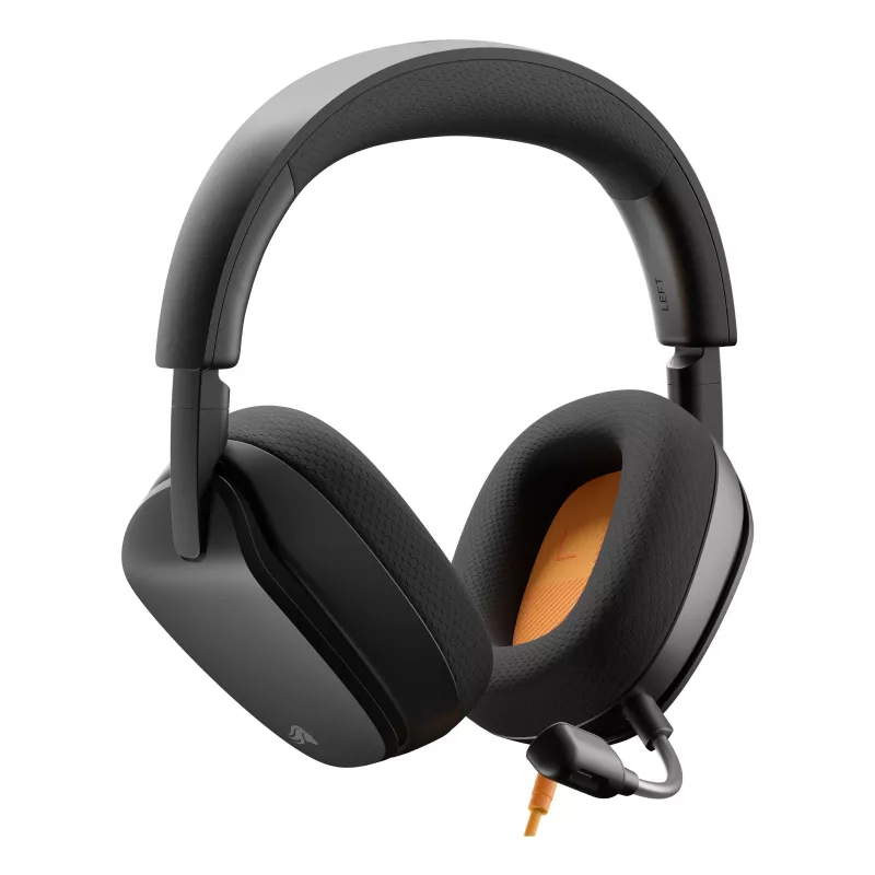 Glorious Gaming GHS Eternal – Stereo žaidimų ausinės, PC, PS5, PS4, Xbox, Switch, 3.5 mm, juodos
