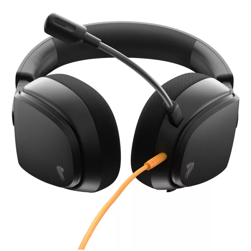 Glorious Gaming GHS Eternal – Stereo žaidimų ausinės, PC, PS5, PS4, Xbox, Switch, 3.5 mm, juodos