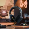 Glorious Gaming GHS Eternal – Stereo žaidimų ausinės, PC, PS5, PS4, Xbox, Switch, 3.5 mm, juodos