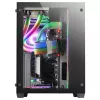 Mars Gaming MCV3 Black Custom XXL E-ATX Gaming korpusas su priekiniu ir šoniniu grūdinto stiklo langu, dviejų kamerų modulinis rėmas