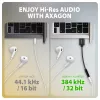 Axagon ADA-HA USB-A į 3,5 mm lizdą Hi-Res DAC garso adapteris, 384kHz/32bit, Stereo