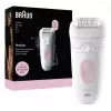 Braun Silk-epil 5-000 epiliatorius su 28 pincetais, rožinis