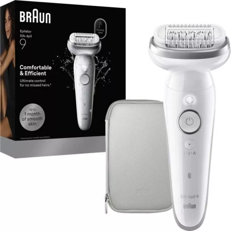Braun Silk-epil 9 Sidabrinis