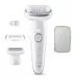 Braun Silk-épil 9 9-030 epiliatorius su 40 pincetų, baltas