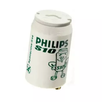 Philips S10 starteris liuminescencinėms lempoms 4–65W 220–240V baltas 21,5×40,3 mm