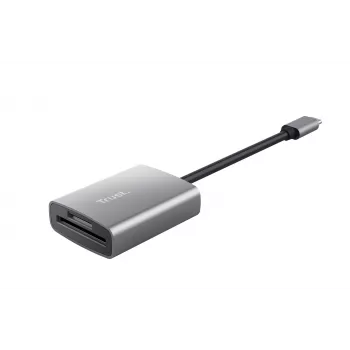 Trust 24136 kortelių skaitytuvas USB 3.2 Gen 1 (3.1 Gen 1) Type-C, aliuminis