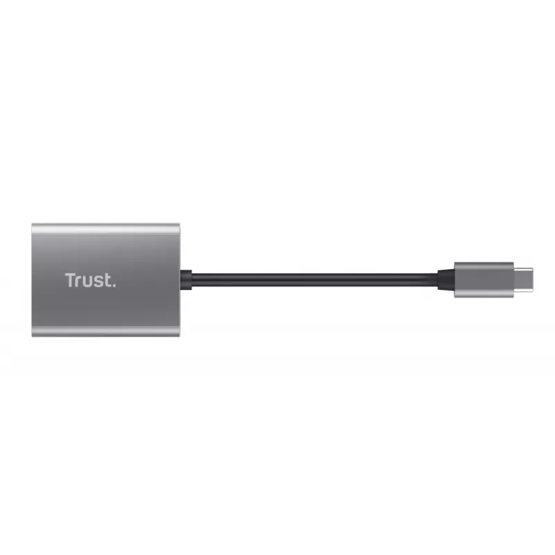 Trust 24136 kortelių skaitytuvas USB 3.2 Gen 1 (3.1 Gen 1) Type-C, aliuminis