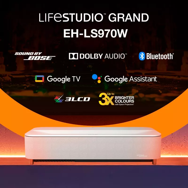 Projektorius Epson EH-LS970W 4000 ANSI liumenų 3LCD UHD 4K (3840x2160) Baltas