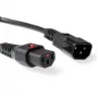 ACT maitinimo laidas C13 IEC Lock C14 juodas 1 m PC1024 230V 10 A