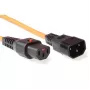 ACT Powercord C13 IEC Lock C14 oranžinis 3 m PC942 230V 10A