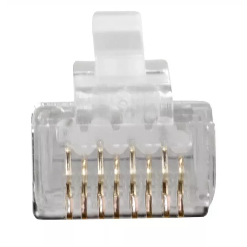 ACT FA2000 CAT6A ekranuota RJ45 (8P/8C) jungtis apvaliam kabeliui su vientisais arba suvytais laidininkais