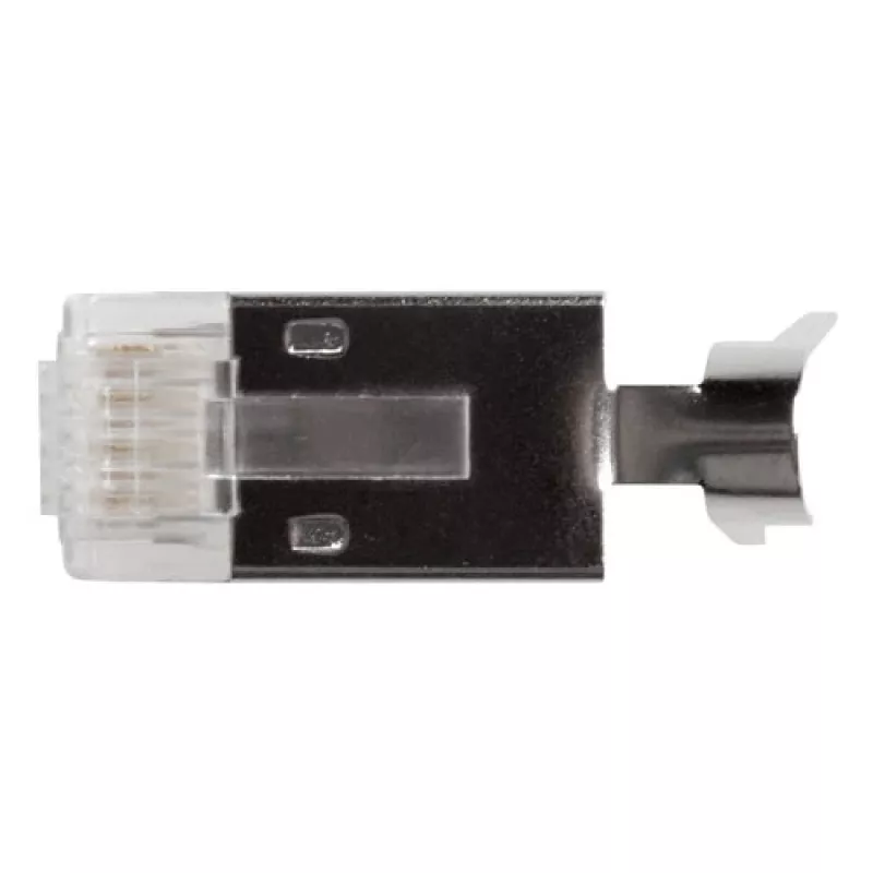 ACT FA2000 CAT6A ekranuota RJ45 (8P/8C) jungtis apvaliam kabeliui su vientisais arba suvytais laidininkais