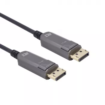 ACT AK4174 DisplayPort 2.1 aktyvus optinis kabelis 40 m juodas