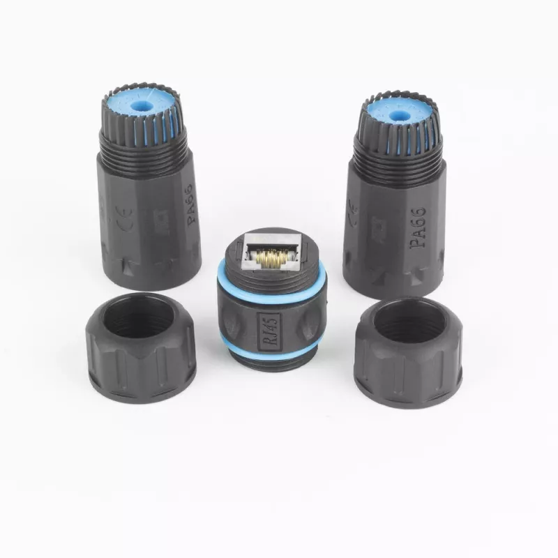 ACT SD6522 CAT6A ekranuotas lauko IP68 RJ45 movinis jungtuvas