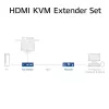 ACT AC7815 HDMI 2.0 KVM prailgintuvas per CAT6A iki 70 metrų, 4K@60Hz