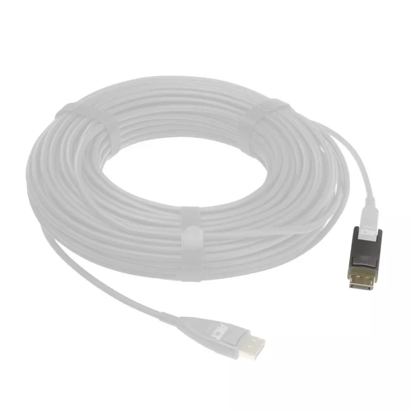 ACT keitiklis Mini DisplayPort į DisplayPort, skirtas DisplayPort aktyviems optimsiams kabeliams su atjungiamu jungtuku
