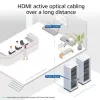 ACT 50 metrų HDMI Premium High Speed 4K aktyvus optinis laidas v2.0 LSZH HDMI-A kištukas - HDMI-A kištukas