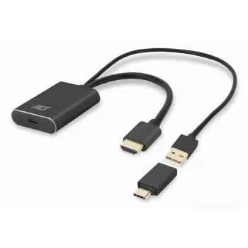 ACT AC7537 HDMI į USB Type-C adapteris, 4K@60Hz, 0,25 m