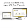 ACT AC7537 HDMI į USB Type-C adapteris, 4K@60Hz, 0,25 m