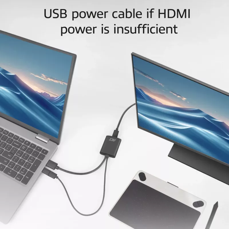 ACT AC7537 HDMI į USB Type-C adapteris, 4K@60Hz, 0,25 m