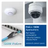 Parengtinis S/FTP Cat6A B2ca PoE++ 100W kabelis su RJ45 kištukais ACT FB0090, 90 m, vientisas laidininkas