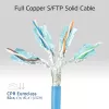 Parengtinis S/FTP Cat6A B2ca PoE++ 100W kabelis su RJ45 kištukais ACT FB0090, 90 m, vientisas laidininkas