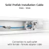 Parengtinis S/FTP Cat6A B2ca PoE++ 100W kabelis su RJ45 kištukais ACT FB0090, 90 m, vientisas laidininkas