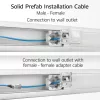 ACT Blue 25m S/FTP CAT6A B2ca PoE++ 100W vientisas gamyklinis montavimo kabelis, RJ45 kištukas – lizdas