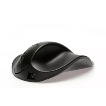 BakkerElkhuizen HandShoeMouse ExtraSmall, dešinei rankai, USB Type-A, 1500 DPI, juoda