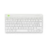 R-Go Tools ergonominė klaviatūra R-Go Compact Break, kompaktiška klaviatūra su pertraukų programine įranga, QWERTZ (CH), Bluetooth, balta