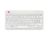 R-Go Tools ergonominė klaviatūra R-Go Compact Break, kompaktiška klaviatūra su pertraukų programine įranga, QWERTZ (CH), Bluetooth, balta