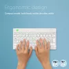 R-Go Tools ergonominė klaviatūra R-Go Compact Break, kompaktiška klaviatūra su pertraukų programine įranga, QWERTZ (CH), Bluetooth, balta