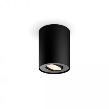 Prožektorius Philips Hue 929003811601, Bluetooth, 4,2 W, juodas, Ø103 mm, aukštis 120 mm