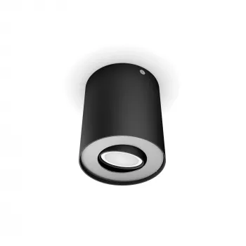 Prožektorius Philips Hue 929003811601, Bluetooth, 4,2 W, juodas, Ø103 mm, aukštis 120 mm