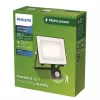 Sieninis lauko šviestuvas Philips Lois 30W LED, juodas, metalinis korpusas, 220-240V, nekeičiamas LED