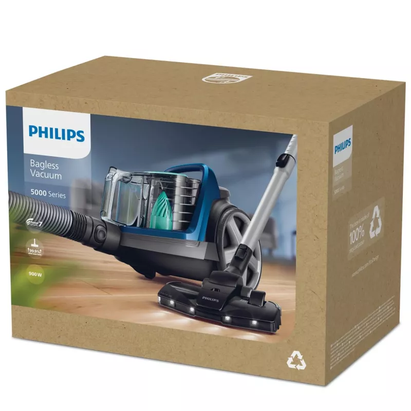 Philips 5000 serijos FC9557/09 cikloninis dulkių siurblys 900 W 1,5 L be maišelio