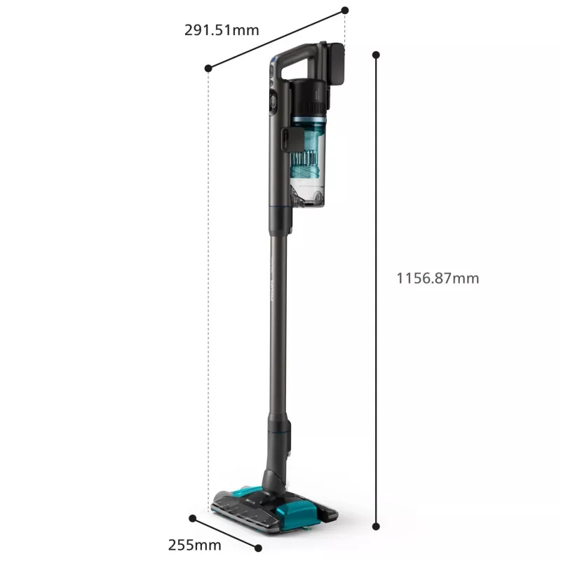Philips XC8155/01 2-in-1 belaidis šluotinis siurblys – sausam ir šlapiam valymui, 25,2 V, 0,6 L