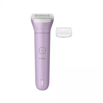 Philips Series 6000 BRL138/00 moteriškas folijos skustuvas, belaidis, šlapiam ir sausam skutimui, 1 galvutė, alyvinė, įmontuota LiPo baterija