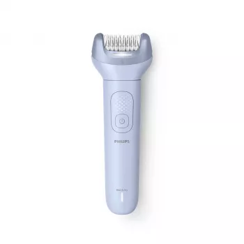 Epiliatorius Philips 8000 serijos BRE711/00 – 32 pincetai, 2 greičiai, šlapias ir sausas naudojimas, įmontuota ličio jonų baterija, mėlyna