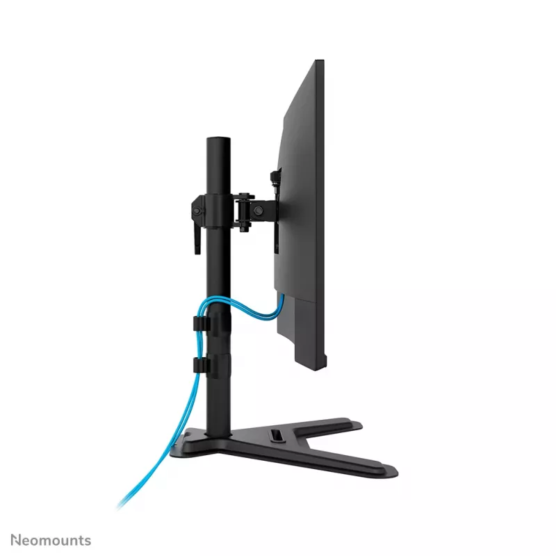 Neomounts DS45-600BL1 vieno monitoriaus stovas, 10–32 colių, VESA 75x75–100x100, max 9 kg, laisvai pastatomas, juodas