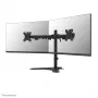 Dvigubas monitorių stovas Neomounts DS45-600BL2 10–32 colių ekranams, 2 ekranai, max 6 kg, VESA 75x75–100x100, laisvai pastatomas, juodas