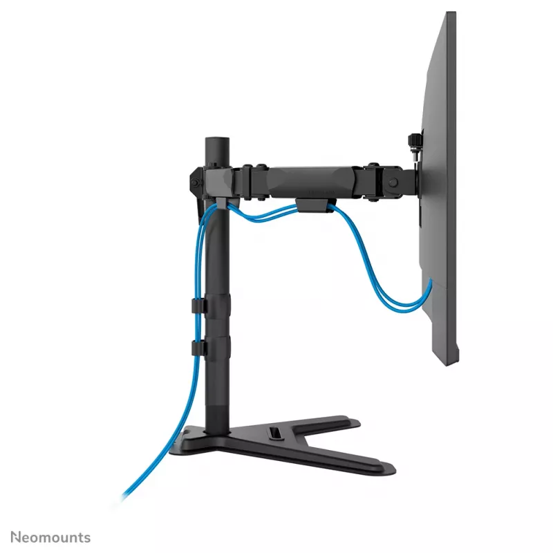 Dvigubas monitorių stovas Neomounts DS45-600BL2 10–32 colių ekranams, 2 ekranai, max 6 kg, VESA 75x75–100x100, laisvai pastatomas, juodas